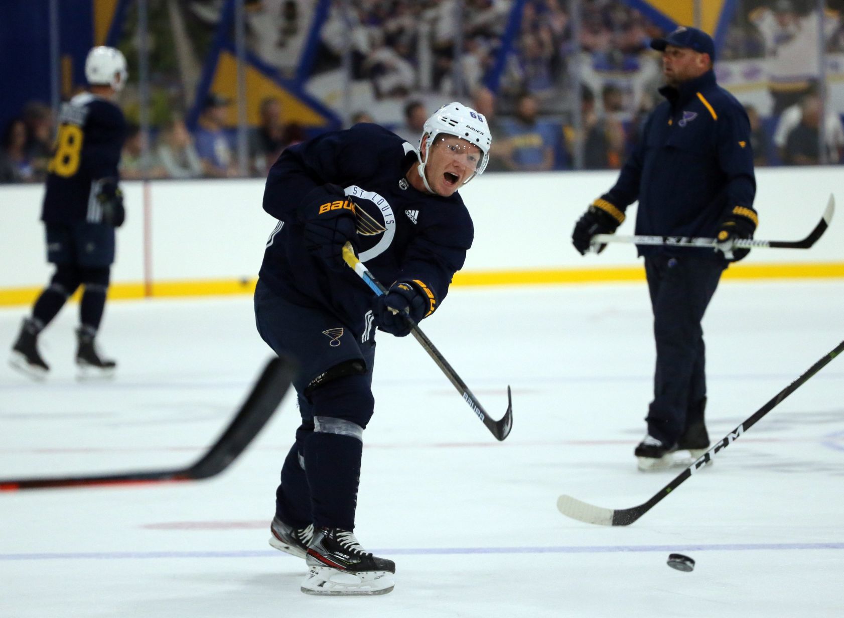 St. Louis Blues pre-season starts, Andreas Borgman